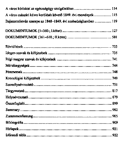 Baja mezvros szerepe az 1848–49. vi szabadsgharcban
