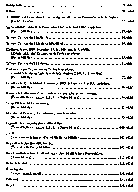 Bartos – Garbci