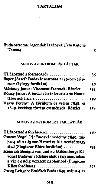 Budavr bevtelnek emlkezete  : 1849