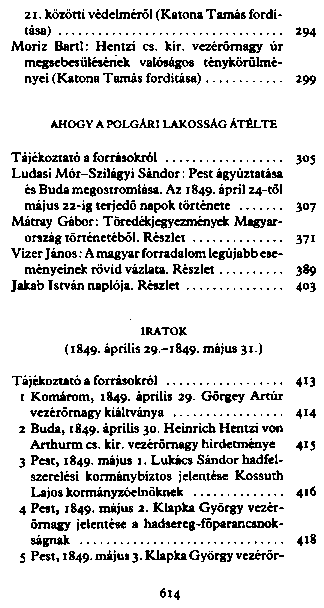 Budavr bevtelnek emlkezete  : 1849