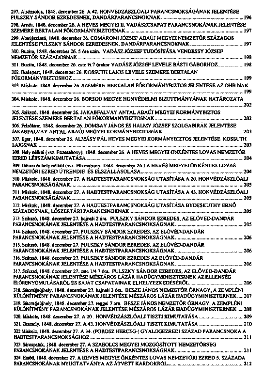 Az 1848–49-es I. magyar hadtest iratai