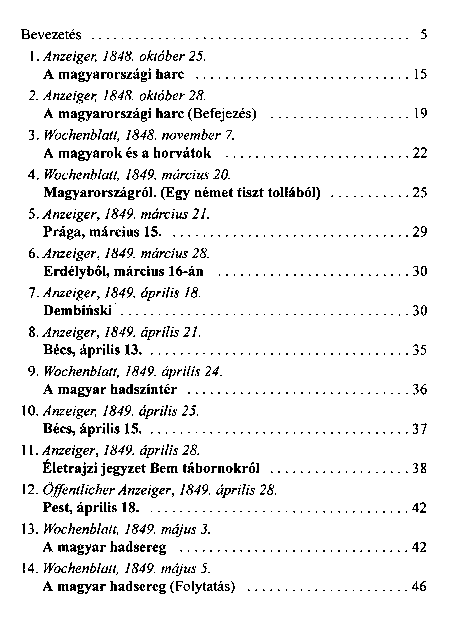 1848–1849-es szabadsgharcunk nmet szemmel