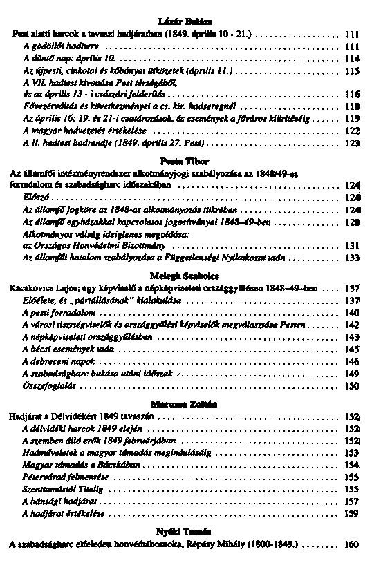Fggetlensg s modern Magyarorszg 1848/49
