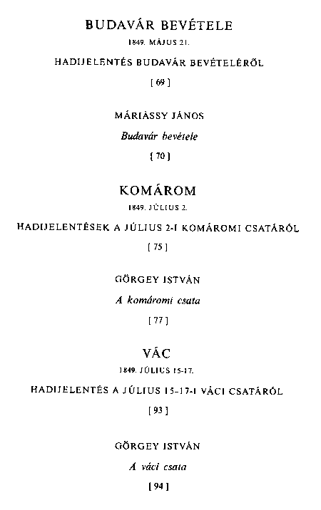 A szabadsgharc kilenc nagy csatja