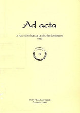 Ad acta 1999