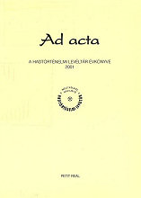 Ad acta 2001