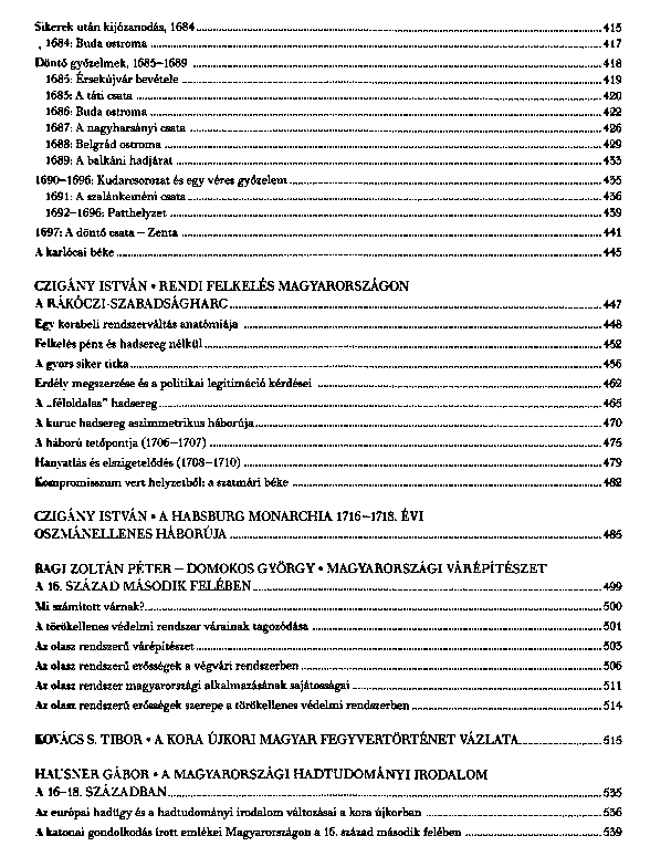 Magyarorszg hadtrtnete II.