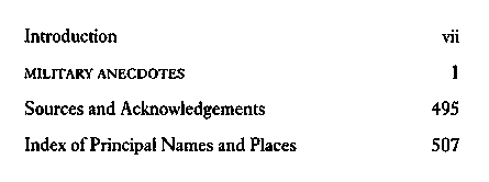 The Oxford book of military anecdotes