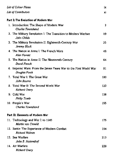 The Oxford illustrated history of modern war