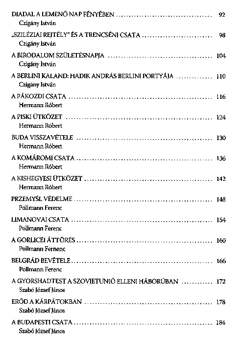 Sorsd�nt� csat�k a magyar t�rt�nelemben