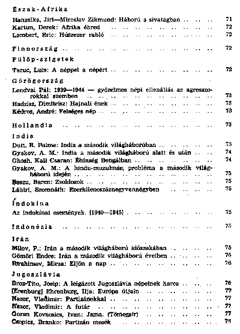 A msodik vilghbor trtnete