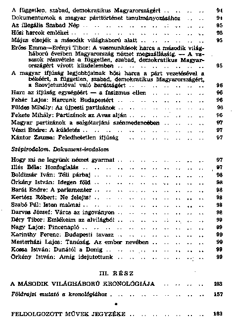 A msodik vilghbor trtnete