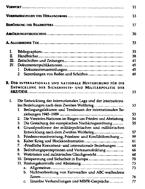Die Militr- und Sicherheitspolitik in der SBZ/DDR