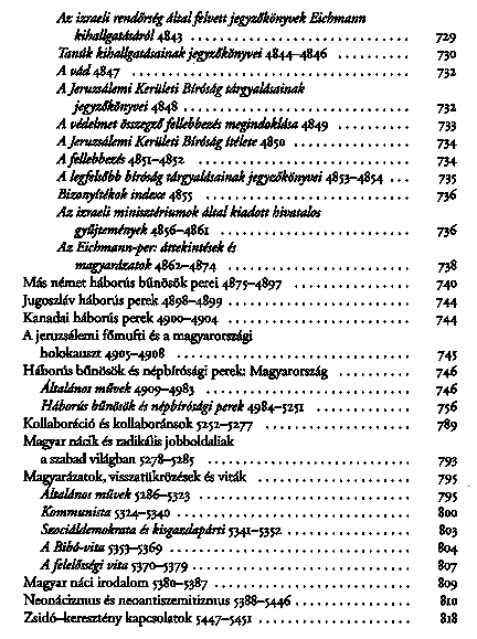 A magyarorszgi holokauszt bibliogrfija