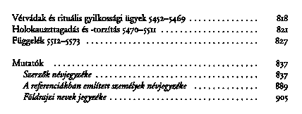 A magyarorszgi holokauszt bibliogrfija