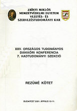 XXV. OTDK Hadtudomnyi Szekci