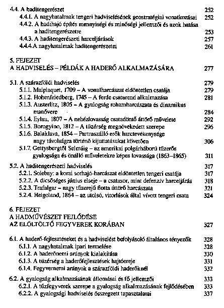 Haderk s hadvisels az elltlt fegyverek korban