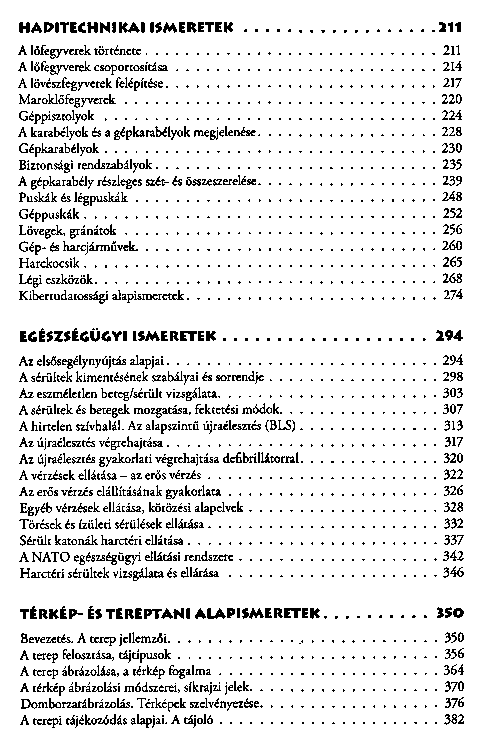 Honvdelmi alapismeretek