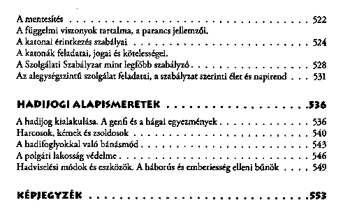 Honvdelmi alapismeretek