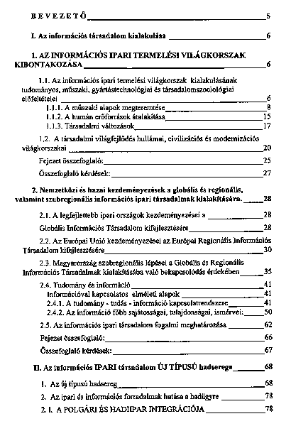 Informcis hadvisels, vezetsi hadvisels alapjai