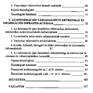 Informcis hadvisels, vezetsi hadvisels alapjai