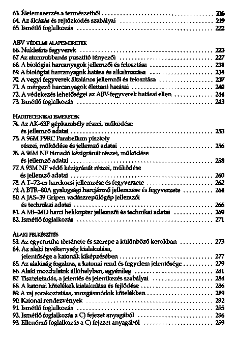 Katonai alapismeretek