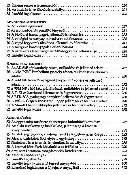 Katonai alapismeretek