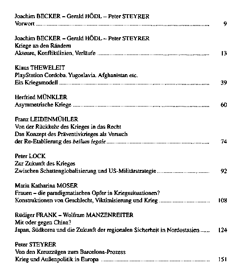 Krieg an den Rndern