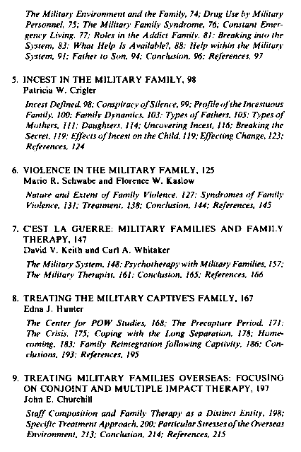 The military family