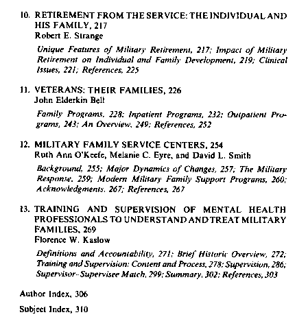 The military family