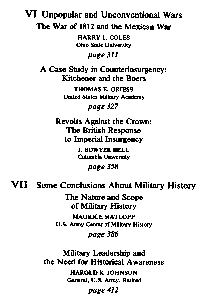 New dimensions in military history