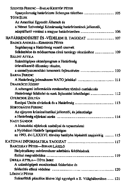 XXV. OTDK Hadtudomnyi Szekci