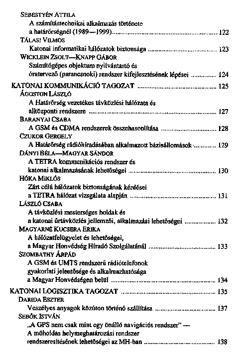 XXV. OTDK Hadtudomnyi Szekci