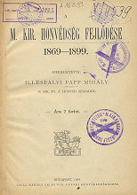 A m. kir. honvdsg fejldse : 1869–1899
