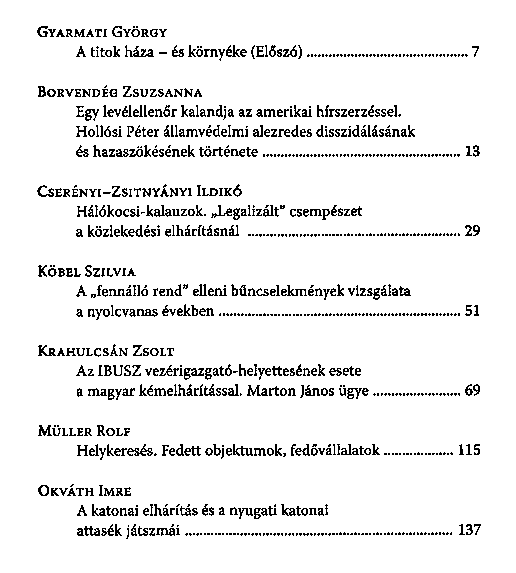Epizdok a titkok hzbl
