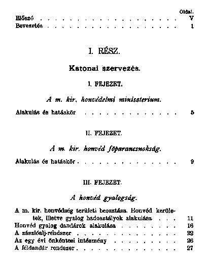 A m. kir. honvdsg fejldse : 1869–1899