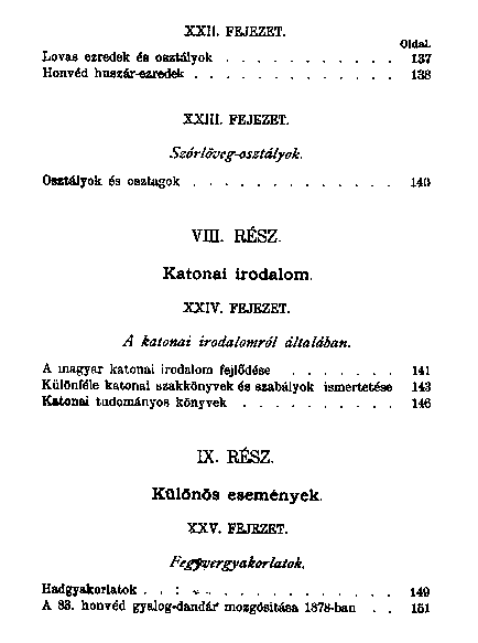 A m. kir. honvdsg fejldse : 1869–1899