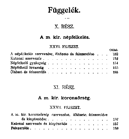 A m. kir. honvdsg fejldse : 1869–1899