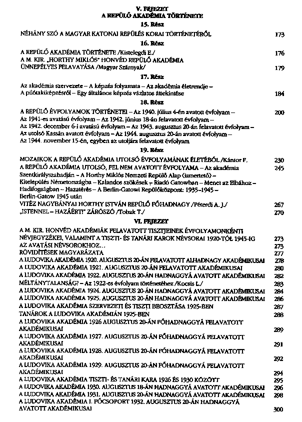A Magyar Kirlyi Honvd Ludovika Akadmia s a testvrintzetek sszefoglalt trtnete