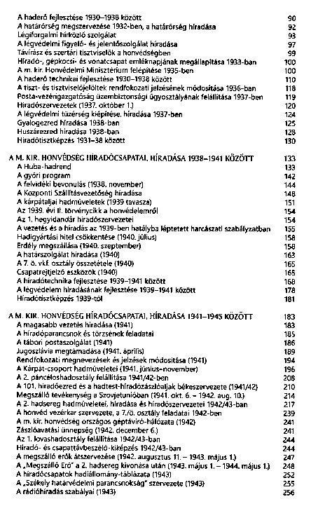 A magyar katonai hrads trtnete
