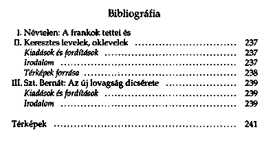 Az els s msodik keresztes hbor kornak forrsai