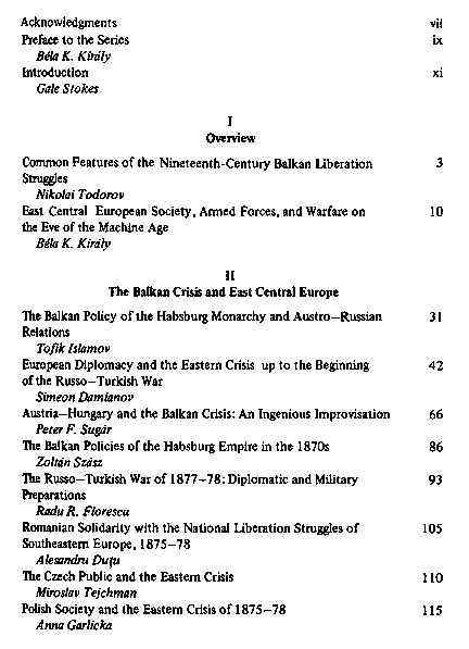 Insurrections, wars, and the Eastern crisis in the 1870s