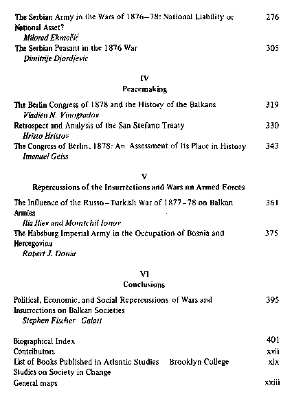 Insurrections, wars, and the Eastern crisis in the 1870s