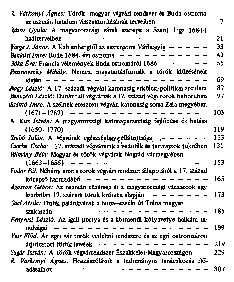 Magyar s trk vgvrak