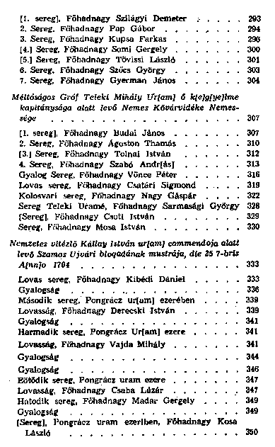 II. Rkczi Ferenc erdlyi hadserege