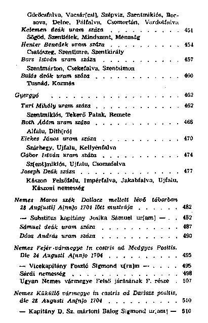 II. Rkczi Ferenc erdlyi hadserege
