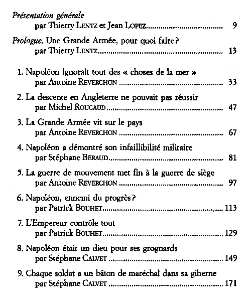 Les mythes de la Grande Arme