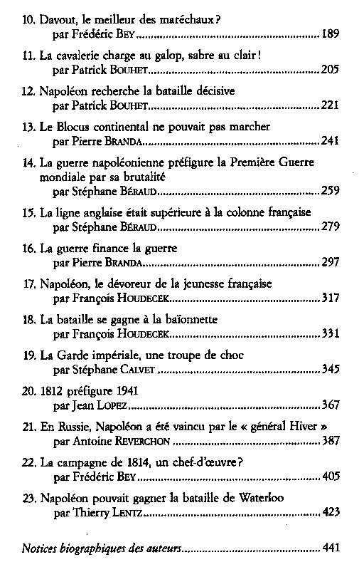 Les mythes de la Grande Arme