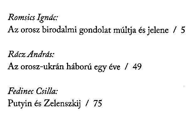 Fedinec – Rcz – Romsics