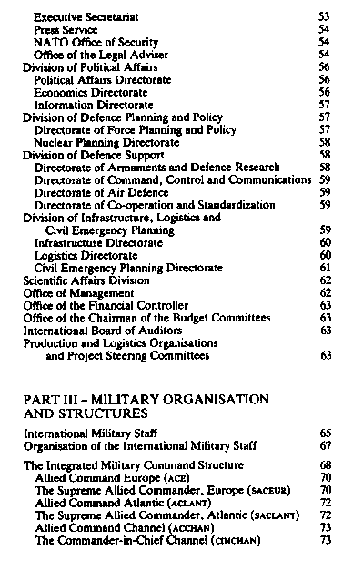 NATO handbook 1989